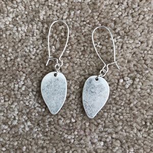 Silver earrings